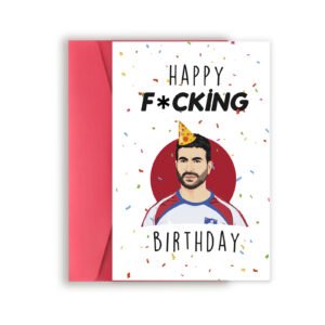 Humorous Roy Kent Birthday Card for Him Her, Rude Ted Lasso TV Show for TV Fans, Special Bday Card Gifts with Envelope
